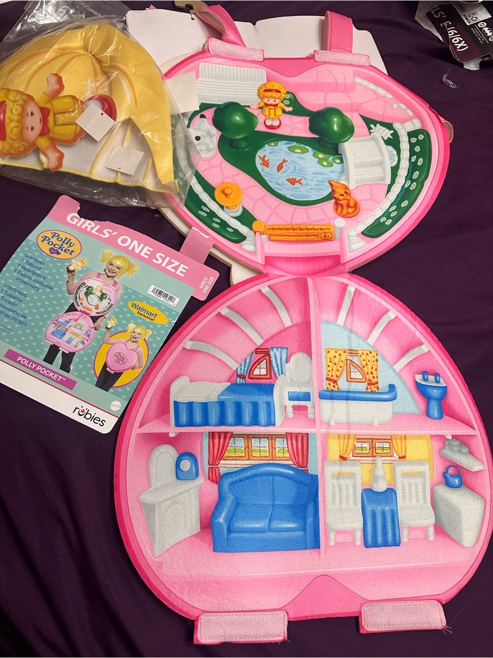 Polly Pocket-Inspired Pink Foldable Halloween Costume
